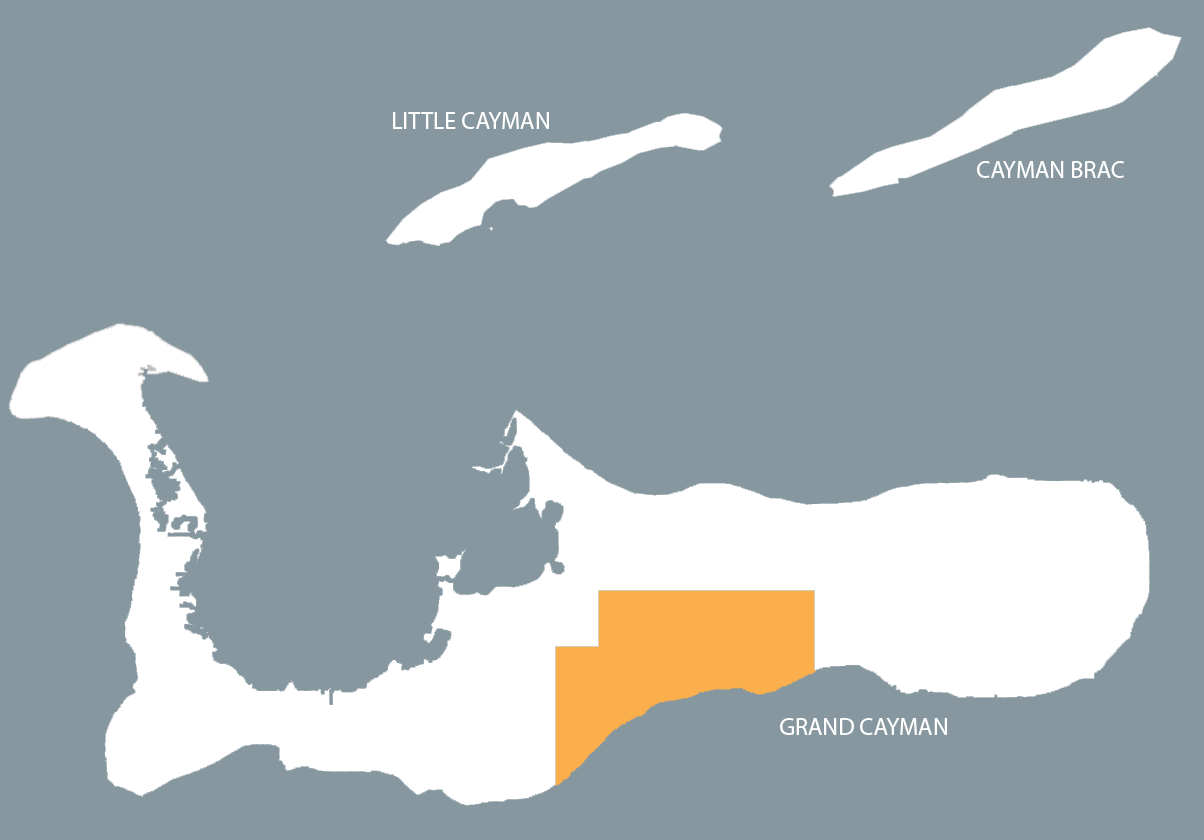 Bodden Town / Breakers Map